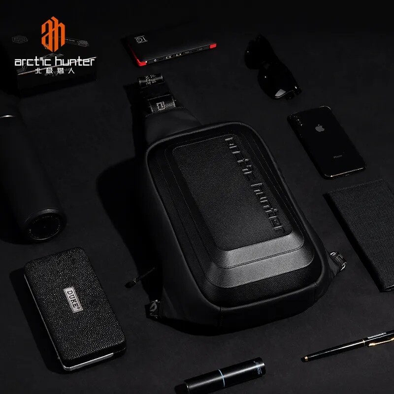 ARCTIC HUNTER EVA Waterproof Shoulder Men Travel Chest Bag Outdoor Crossbody