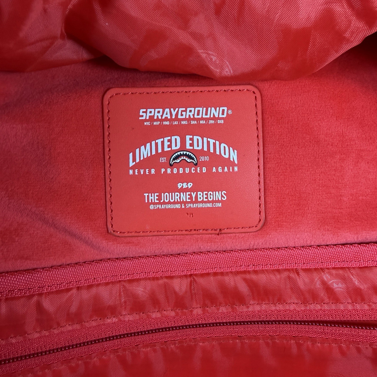 Sprayground Eyed Brown Backpack Limited Edition Urban Streetwear Alternative Art