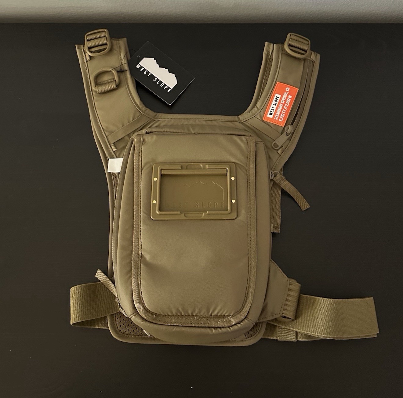 West Slope Gear Pro-180 Slim Chest Pack Coyote Brown NWT Outdoors Adventure