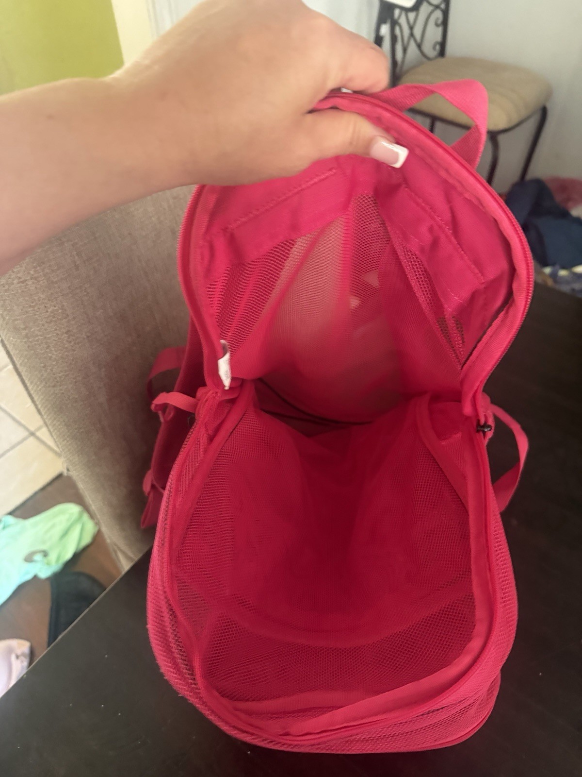 NIKE Brasilia MESH Backpack Pink