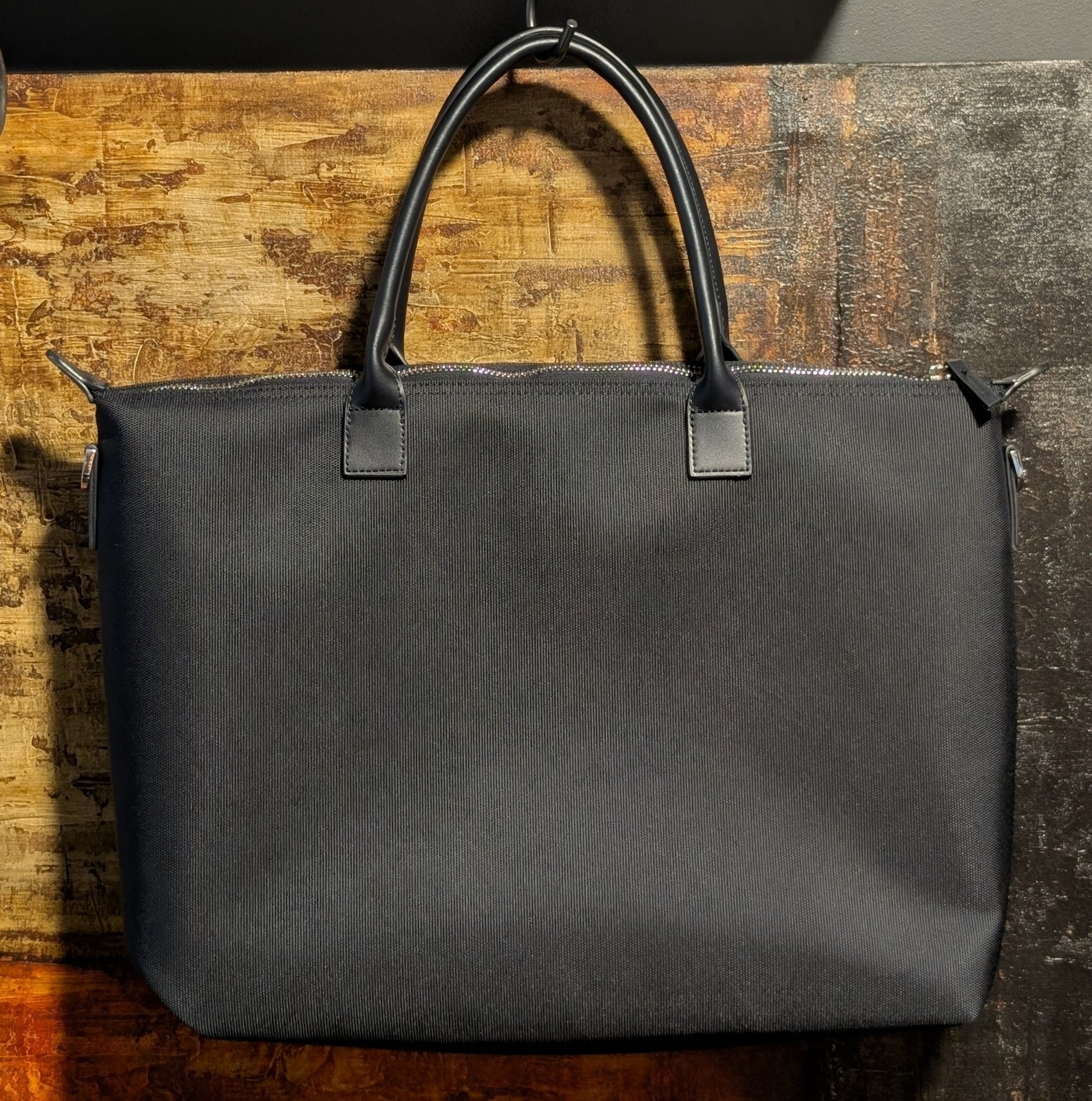 Rothschild & Co Private Wealth Management Nylon & Leather Large Tote w/ Strap