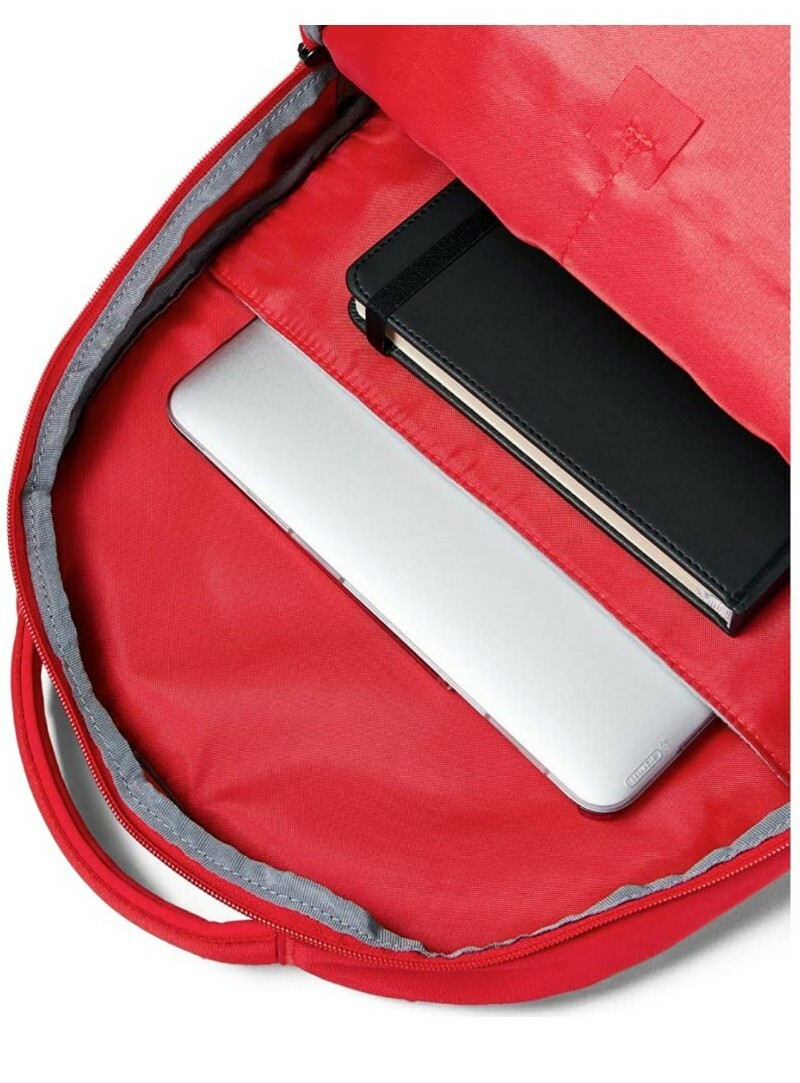 Under Armour Hustle 4.0 Storm Backpack School/Work/Gym/Travel Bag Red/Silver