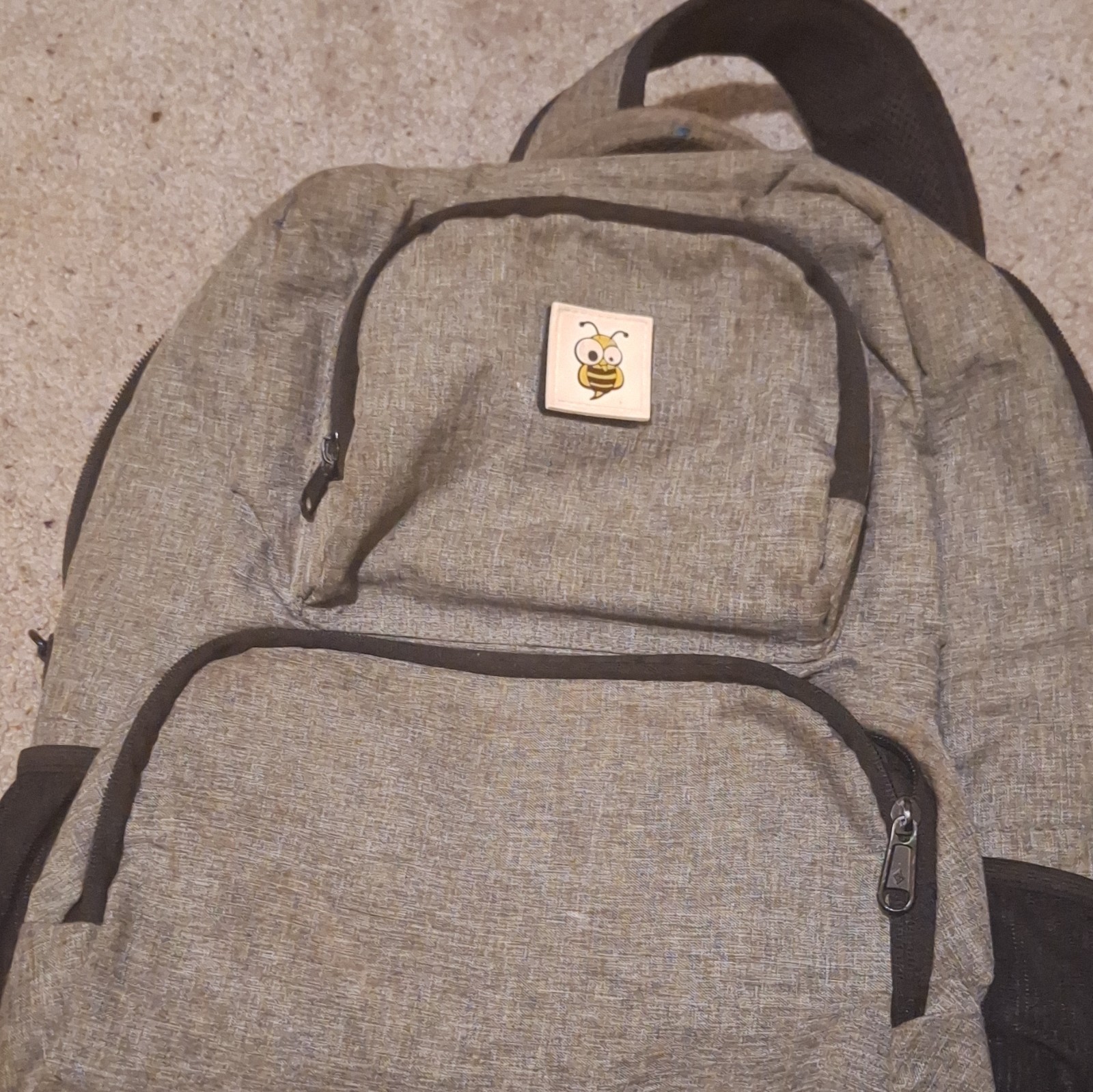 Gray Black Zero Emporium Backpack Smell-proof W Activated Charcoal Carbon Lining
