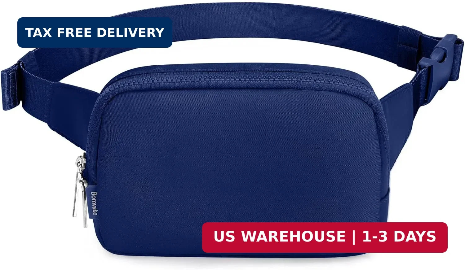 2L Fanny Pack for Women Men, Large Everywhere Belt Bag with Adjustable Strap 55″
