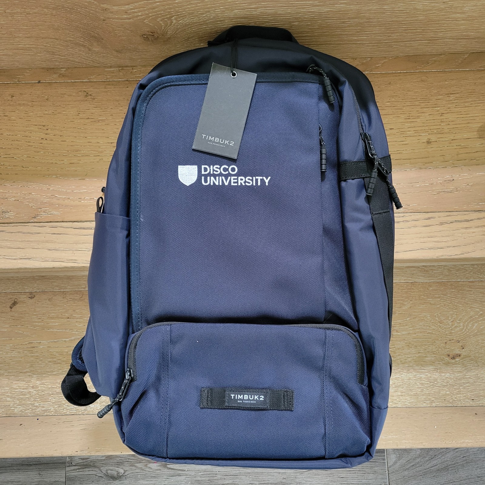 Timbuk2 Q Laptop Backpack New Embroidered Branded Navy Blue NWT Travel