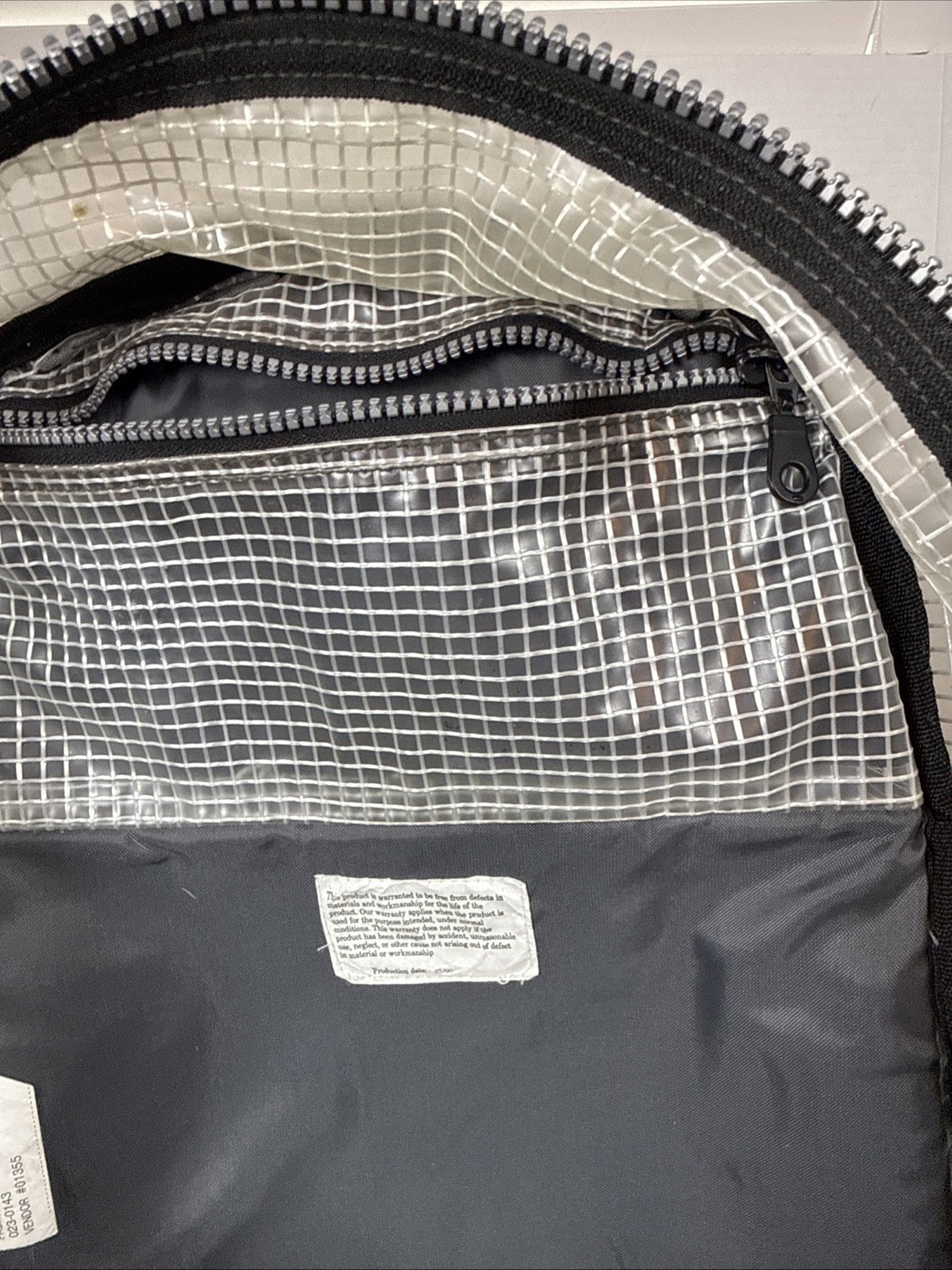 Eddie Bauer Clear Transparent PVC Multi-pockets Backpack