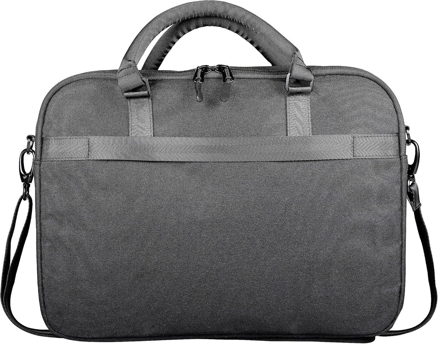 Kenneth Cole Recycled Polyester Slim 16″ Laptop Business Briefcase, Black