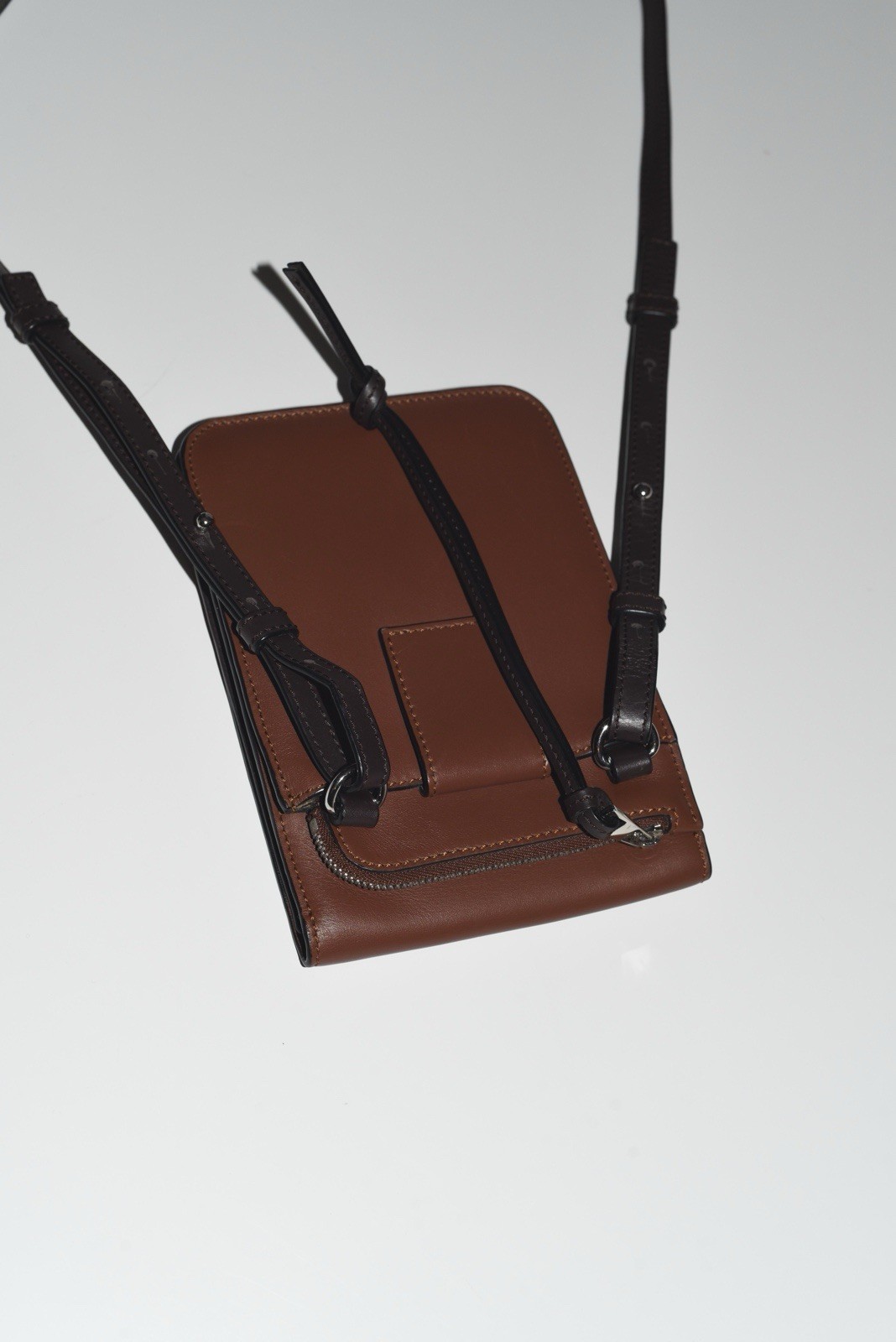 LOEWE By Jonathan Anderson Soft Brown Leather Crossbody Bag Small Made In Spain