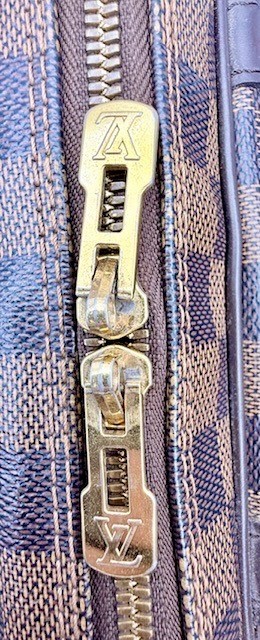 LOUIS VUITTON Porte Documents Voyage Damier Ebene Canvas Briefcase – Excellent