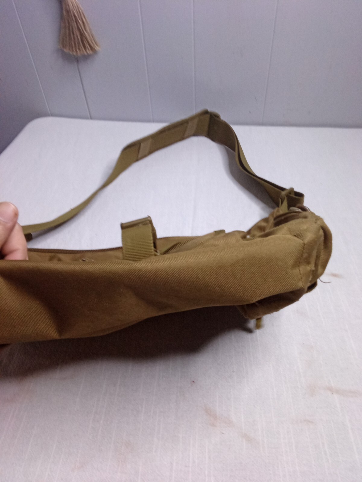 Protector Plus Tactical Military Green Canvas Tactical Shoulder Bag