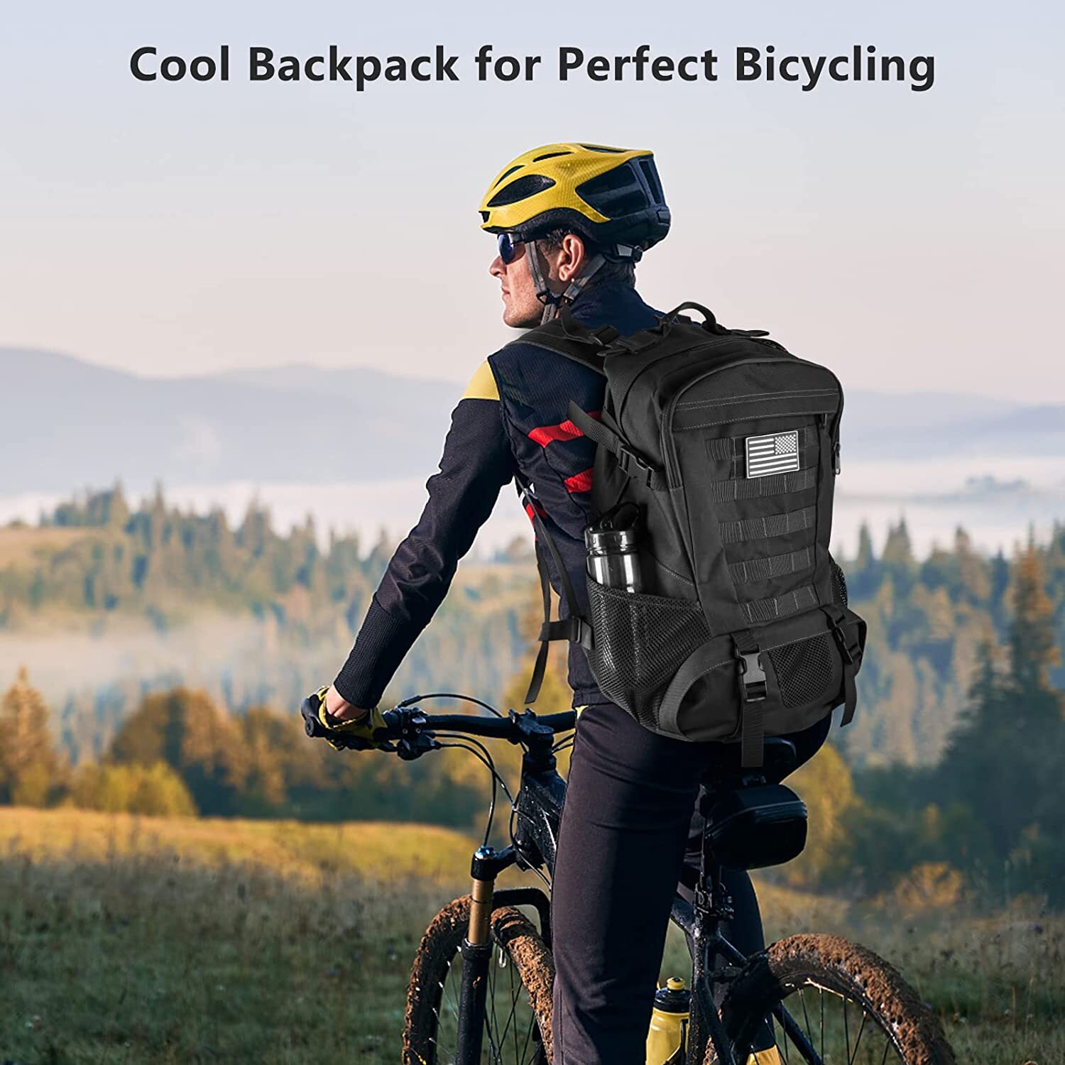 Military Tactical Backpack Army Molle Bug Out Bag Rucksack Travel Hiking Camping