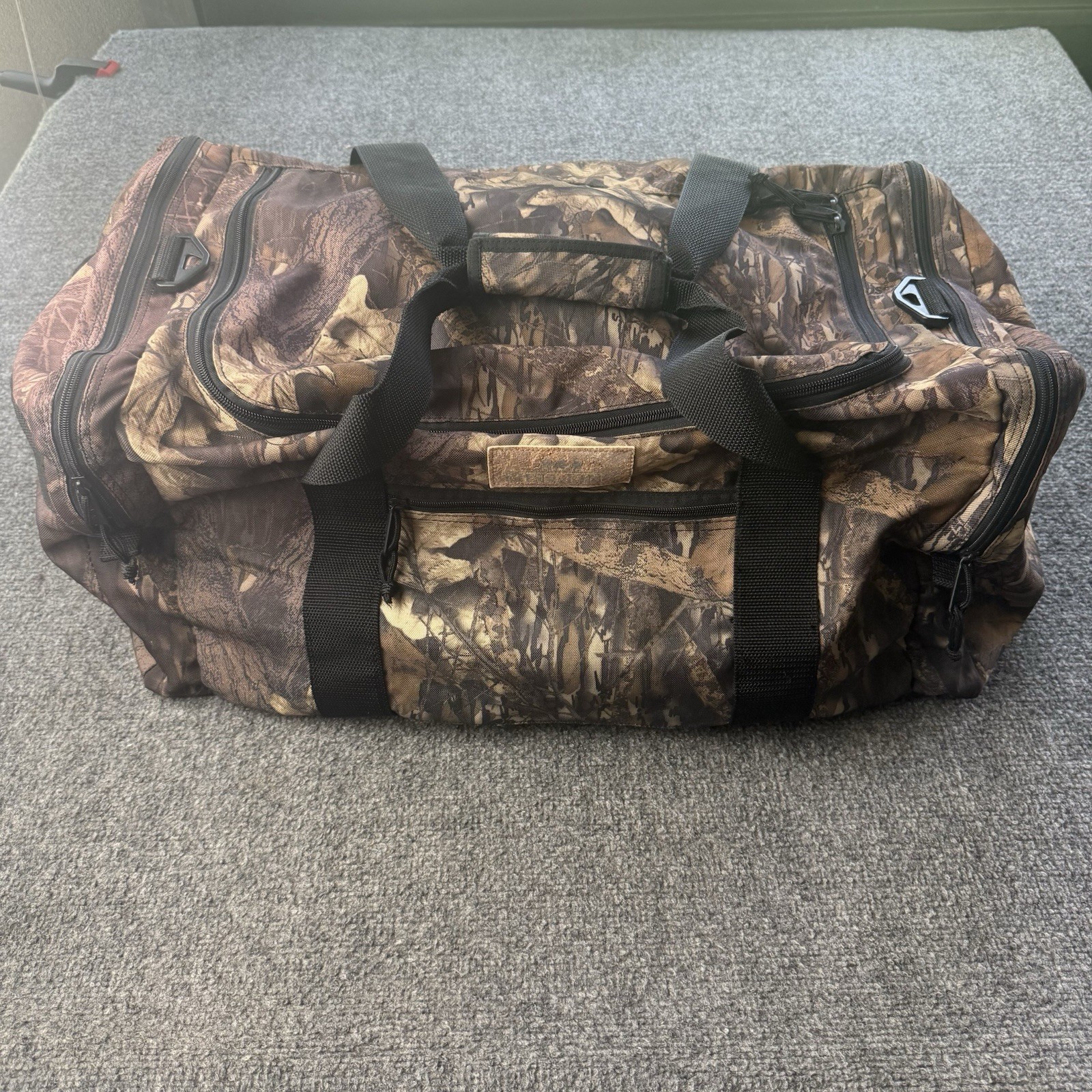 Fieldline Large Camouflage Duffle Bag Mossy Oak Hunting Fishing Luggage Cargo