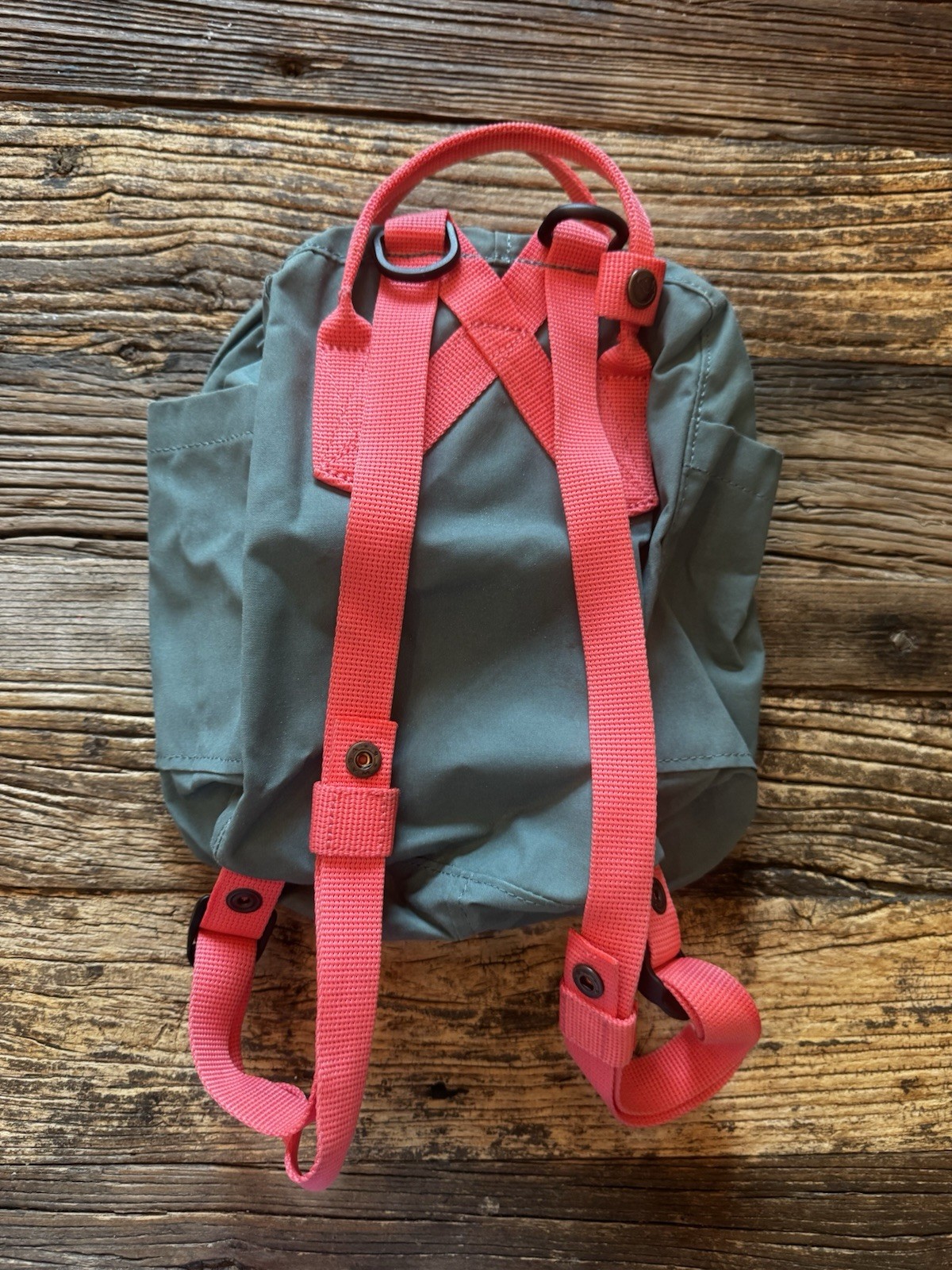 Fjallraven Kanken Sling Backpack Mini RARE Frost Green & Pink Lightweight $65