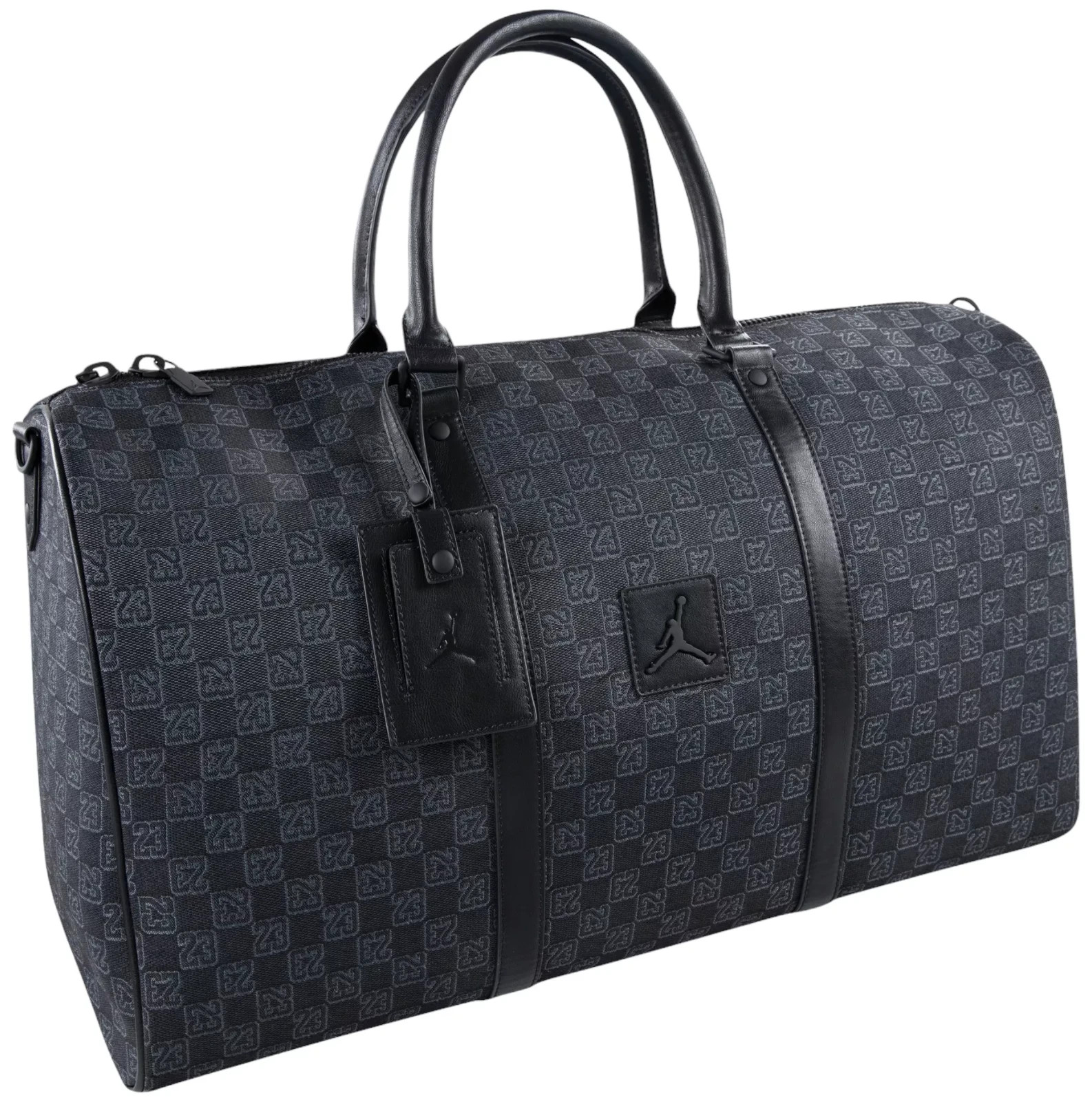 Jordan Nike Monogram LM0759-KK2 Travel Luggage Gym Duffle BLACK Bag 25L $150 NEW