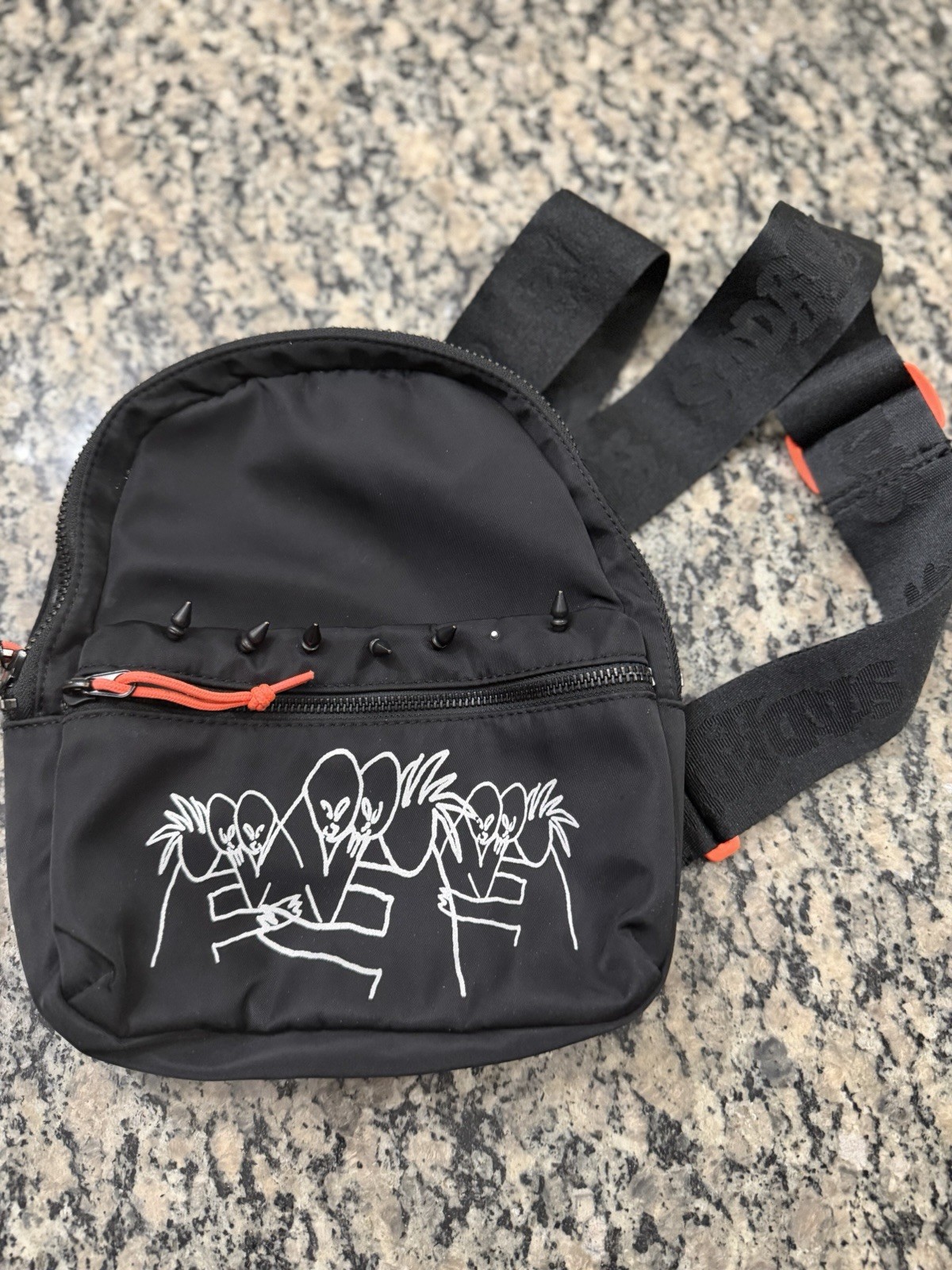 Converse x Sad Boys Yung Lean One Wish Mini Backpack Black – Missing 1 Spike