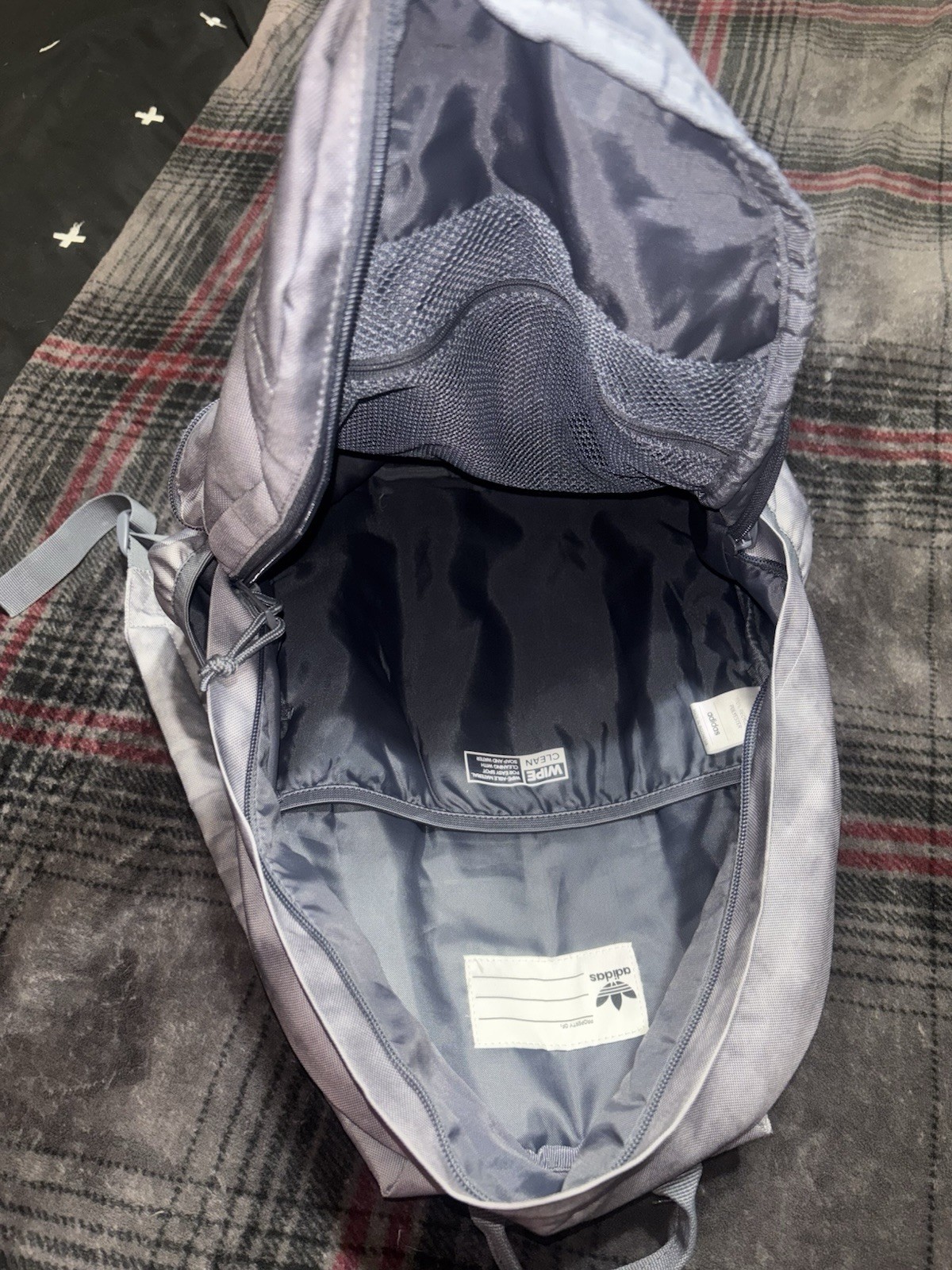 Adidas Trefoil Backpack 2.0 Grey School Sport Hiking Work Gray