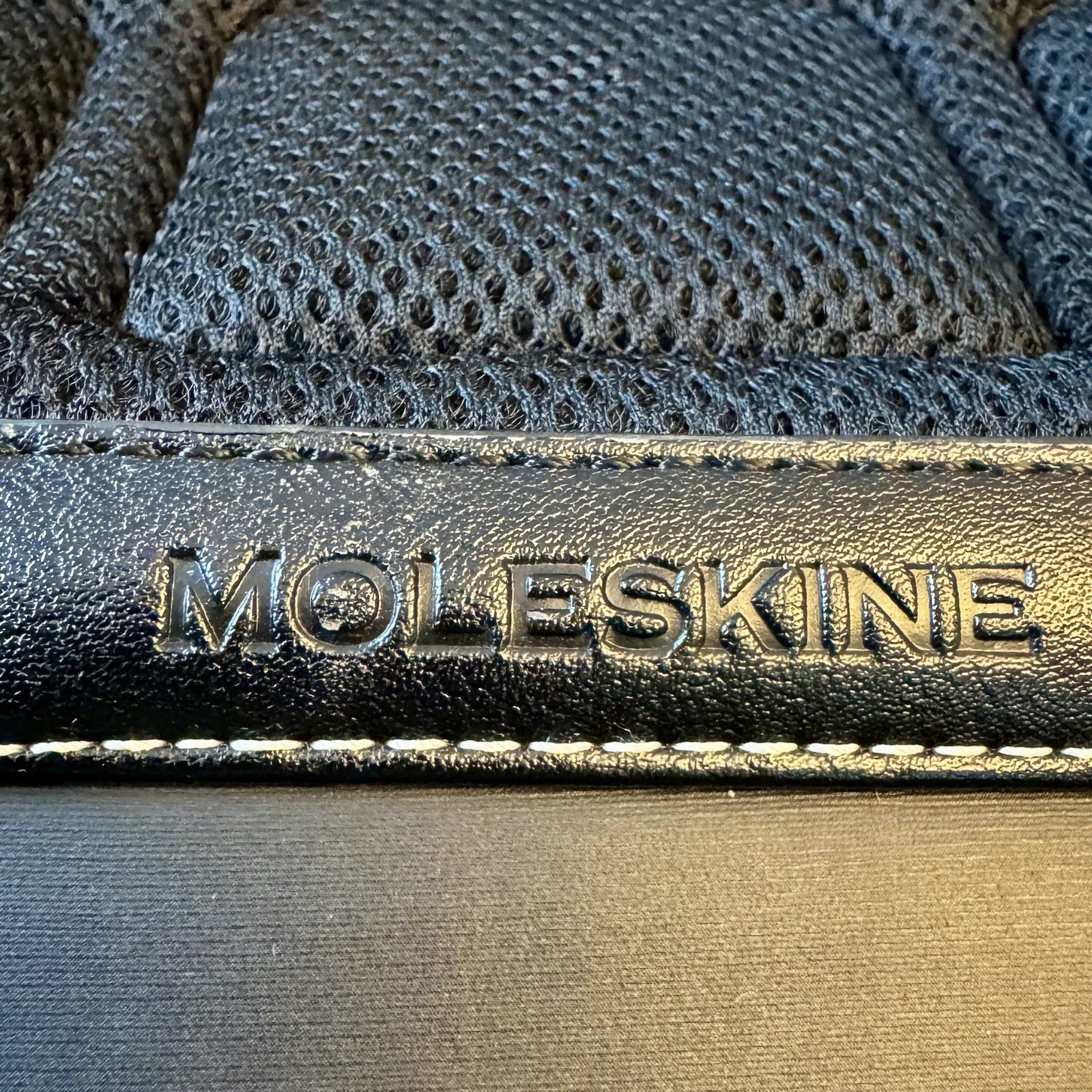 Moleskine Metro Backpack, 15″ Laptop/device storage, Luggage Strap. Gray Black