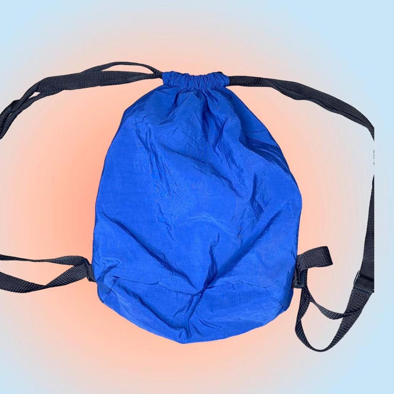 Aeropostale Blue Draw Sting Backpack