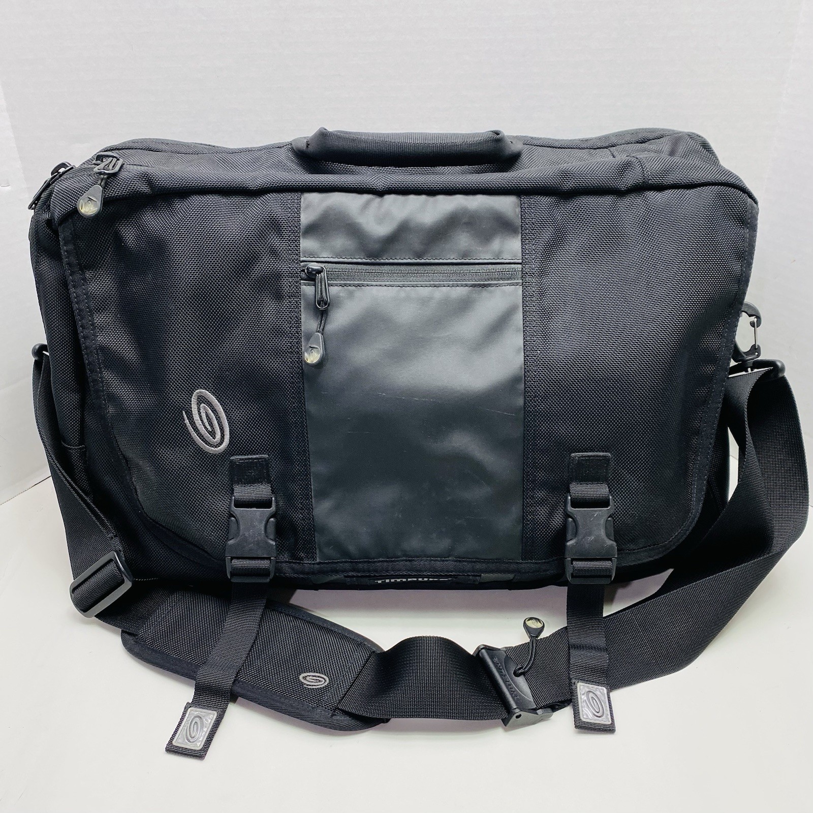 Timbuk2 Black Medium 3 In 1 Messenger Backpack Convertible Laptop Commute Bag