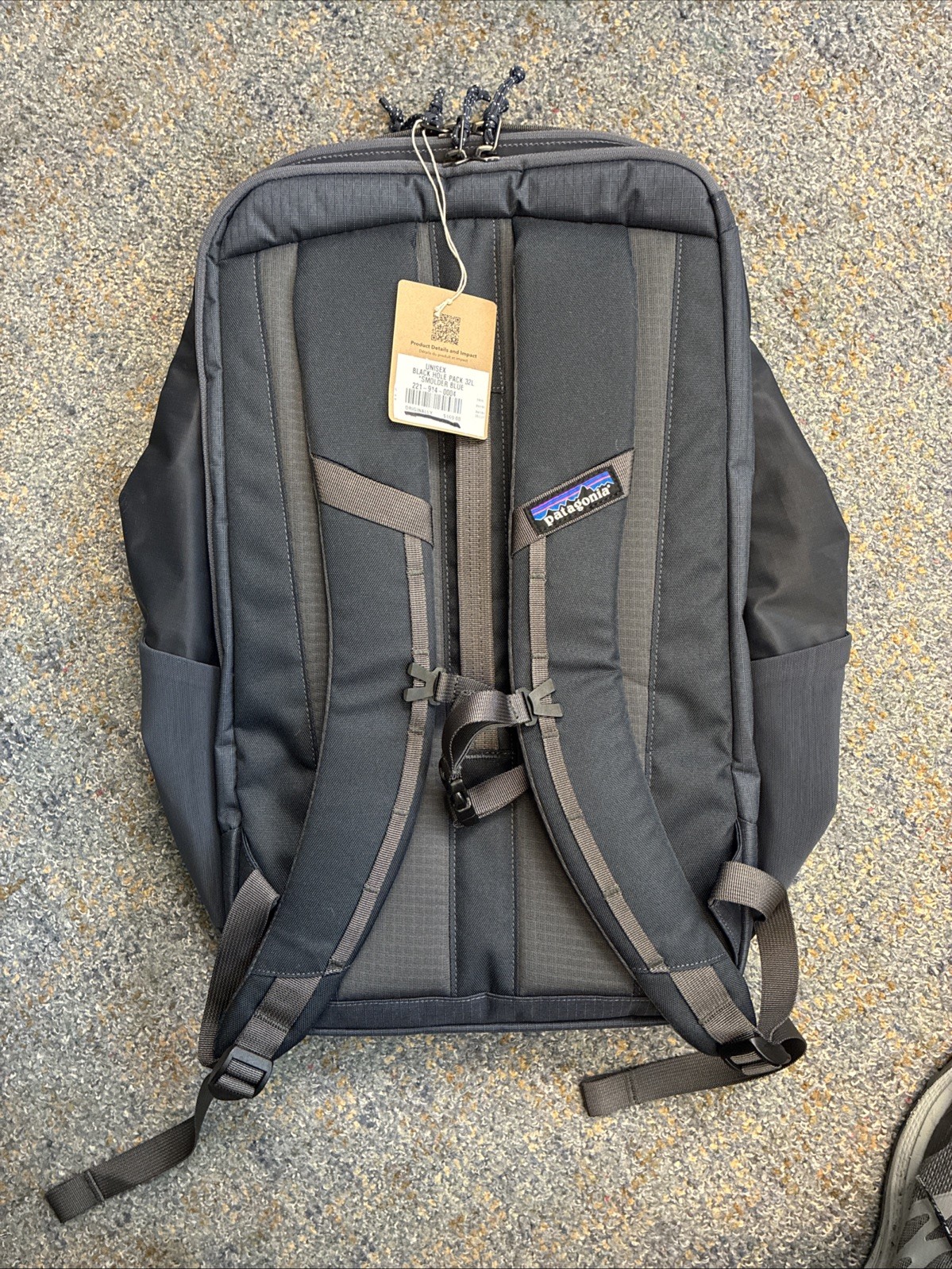 Patagonia 32L Black Hole Backpack Pack Smolder Blue Sty49302 New W/ Tags