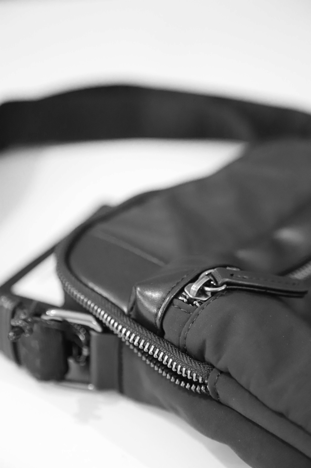 Blauer USA Black Adjustable Shoulder Bag Men New 100% Original