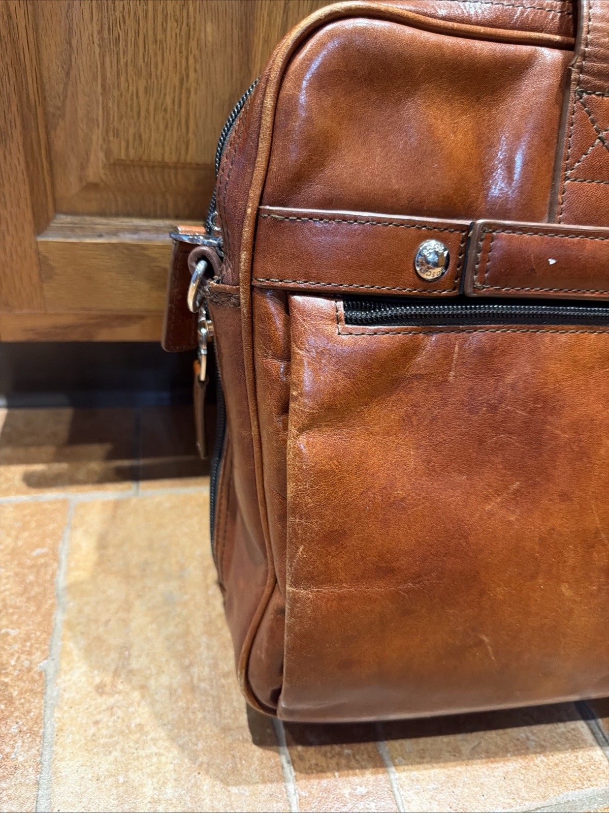 Bosca Brown Men’s Briefcase