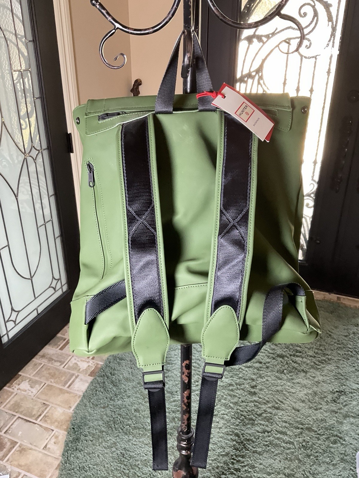 Hunter X Target Large Backpack Carry On Waterproof Army Green Camping Travel NEW