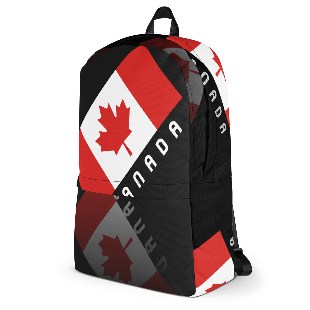 Elegant Maple Leaf Canadian Flag Backpack