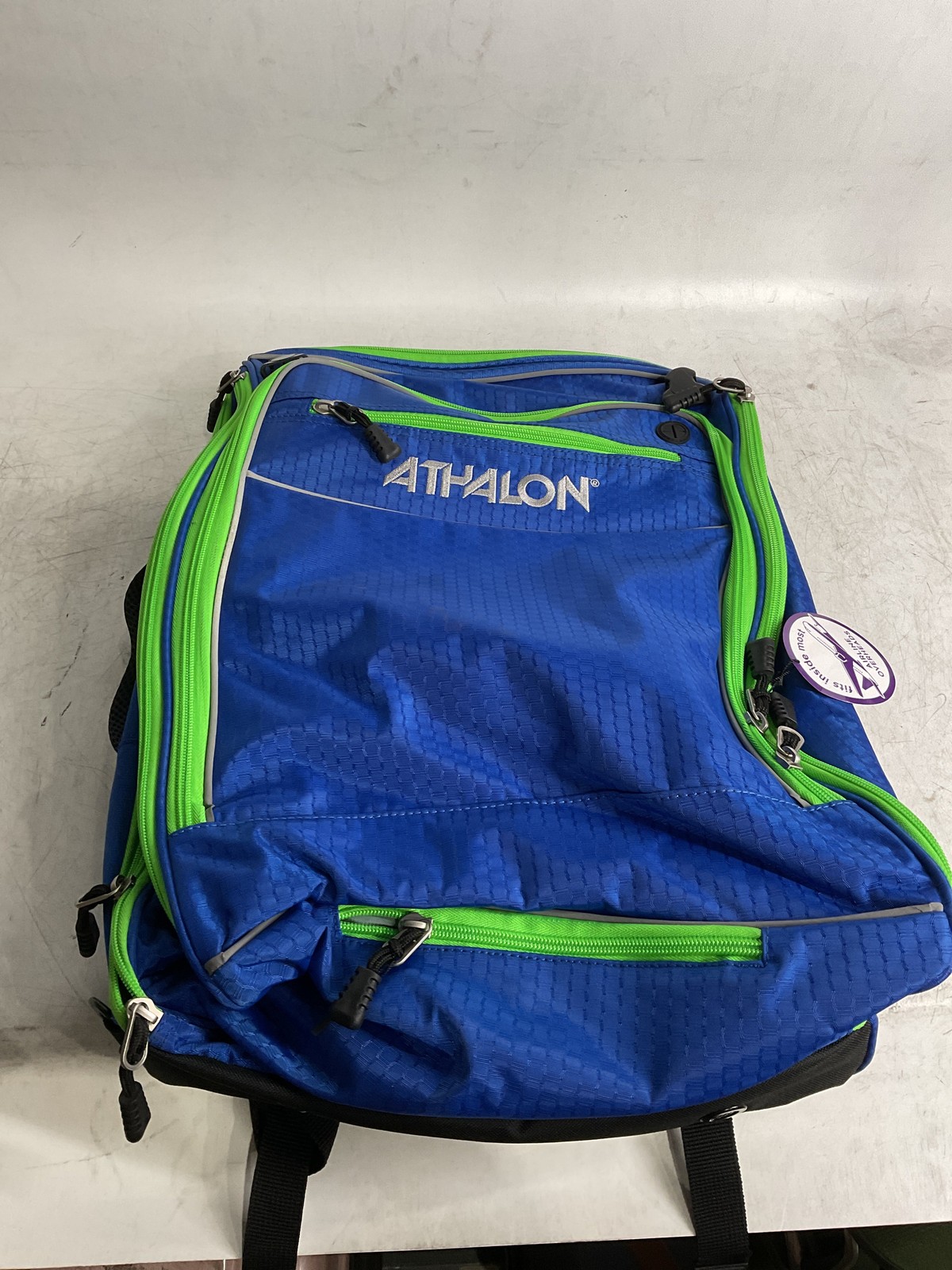 Athalon “Onboard” Convertible Boot Bag Cobalt Blue/Green One Size U1