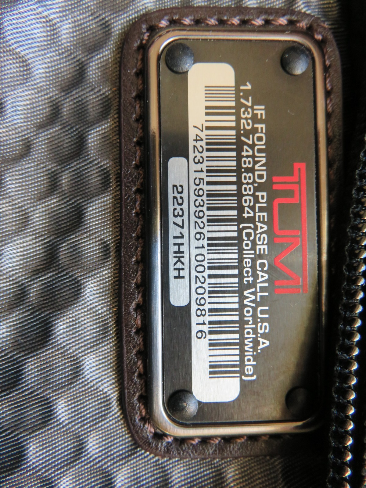 TUMI Alpha Bravo Beale Mini Messenger Bag Black Ballistic Nylon Crossbody 22371