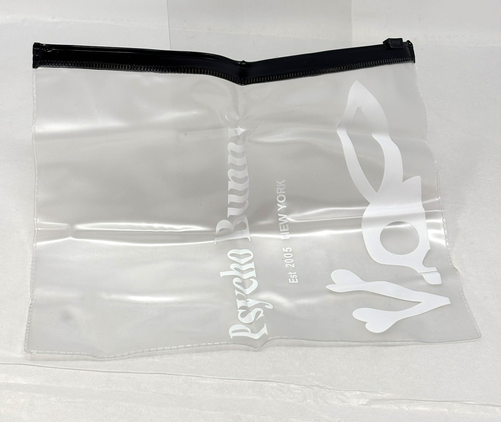 PSYCHO BUNNY Zip Lock Reusable Bag Dry Wet Uses Beach Camping 9×8 LKNU