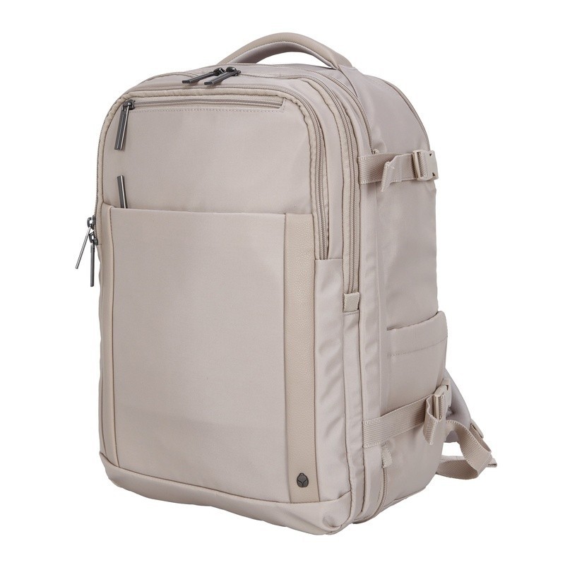 Nylon Travel Backpack W/ 15in Laptop Sleeve Durable Zippered Tote Bag Adventure