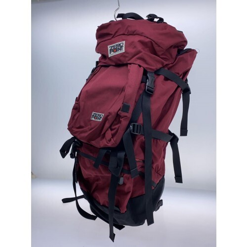 ZERO POINT mountbel Backpack Rucksack Red for Men 65×28×20cm from Japan USED