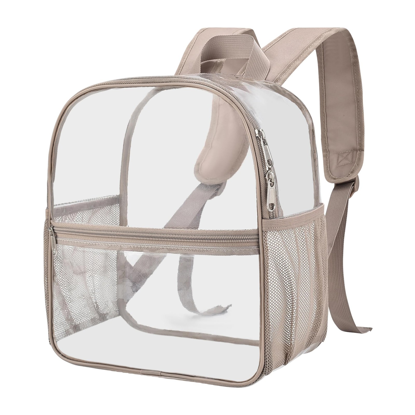 Clear Backpack 12x6x11 in Waterproof PVC – Stadium Approved for Concerts, Sports