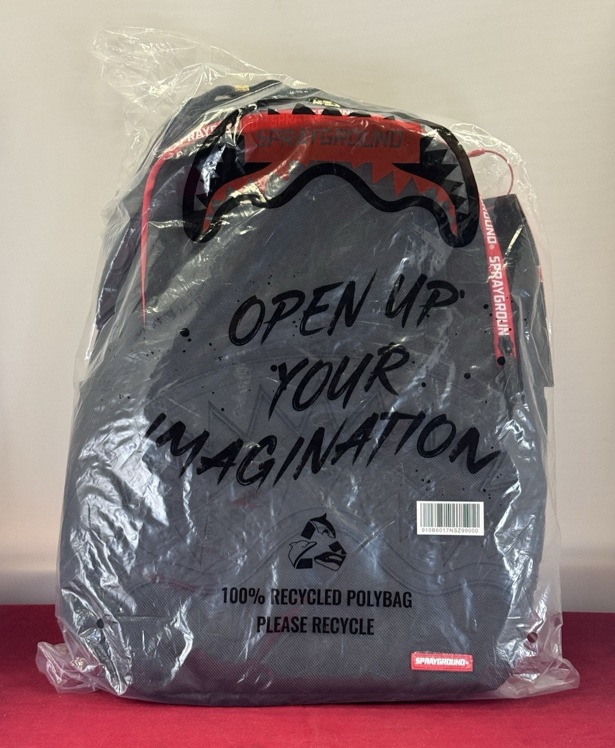 Sprayground The Hero Red Tape Limited Edition DLXR Backpack