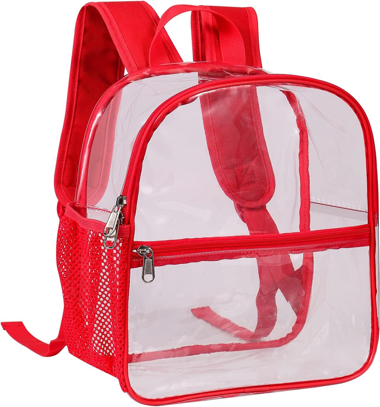 Clear Stadium Backpack 12×6×12 Small Clear Bag Stadium Approved Great for Games