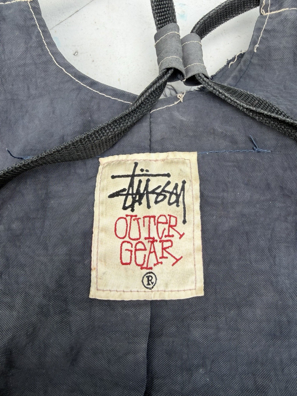 Rare Archival Vintage 90s Stüssy Outer Gear Oversized Nylon Sling Duffel Bag