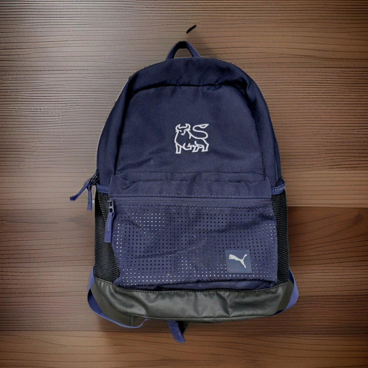 Merrill Lynch Puma Backpack Blue Black Wall Street Finance CS-174-BTS19 EUC