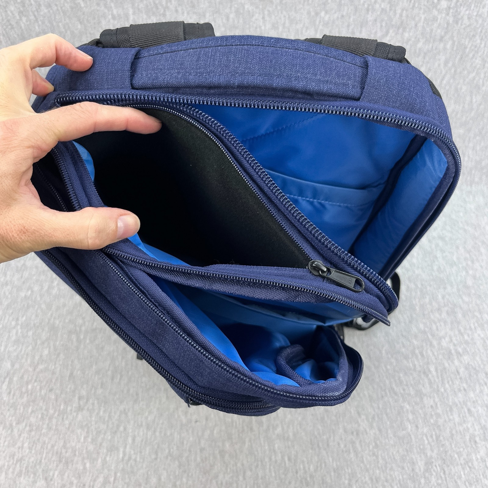 eBags Professional Slim Laptop Backpack Indigo Blue One-Bag Travel Commuter Tech
