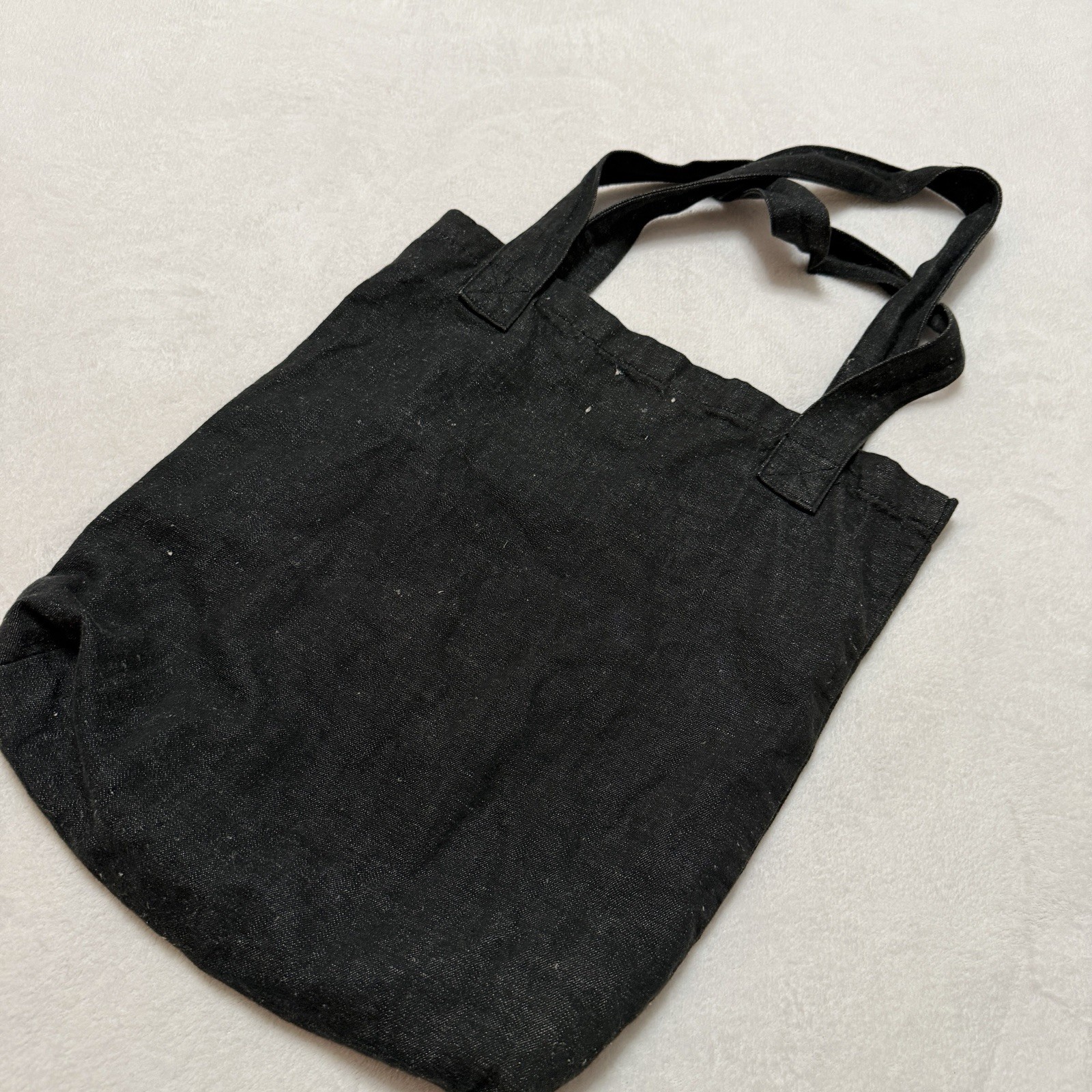 Billy Reid Tote Bag Black Denim ( Linen Cotton ? )