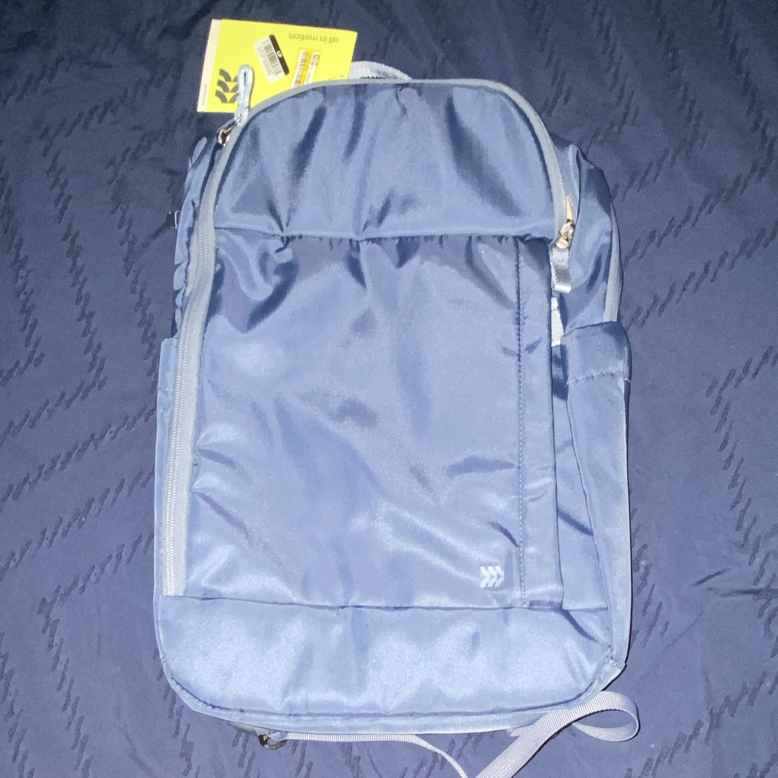 All in motion Blue Backpack Zip Closure Padded Shoulder Straps