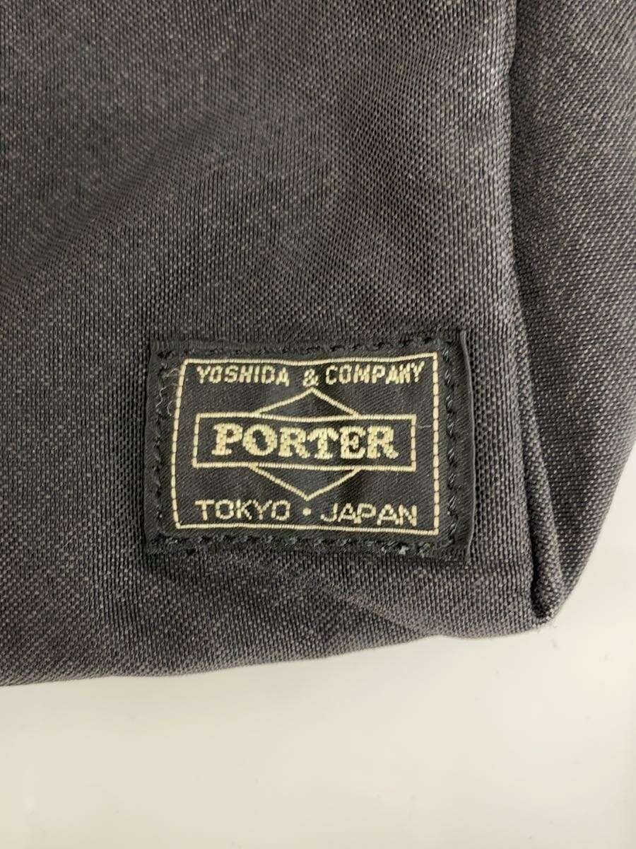 Authentic PORTER Nylon Shoulder Bag Black 16cm x 24.5cm x 6cm Unisex