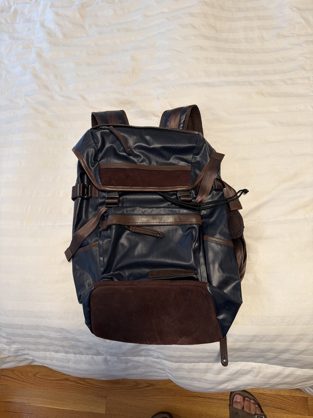 (BRAND NEW) Master-Piece — Density-Herrinbone Coating-Backpack No. 01359-HC