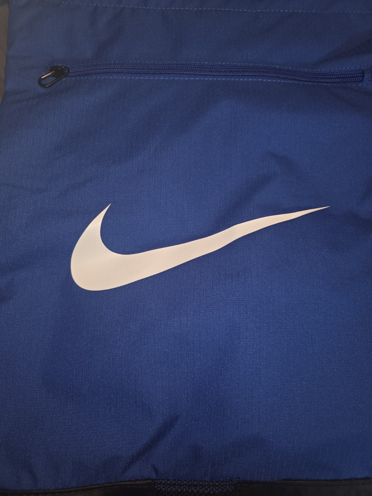 Nike Brasilia 9.5 Drawstring Blue Backpack Bag Training Gym Sack Pack