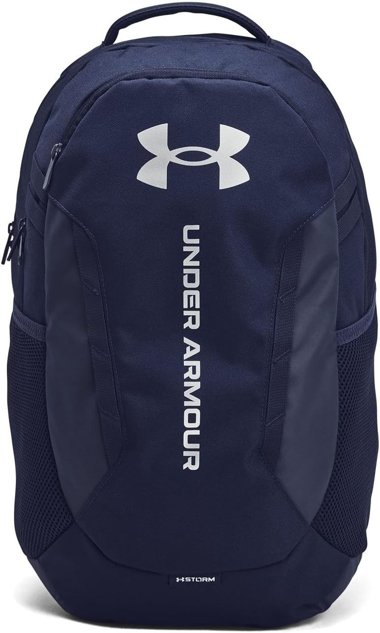 Unisex-Adult Hustle 6.0 Backpack, (002) Black/Black/White, One Size Fits Most