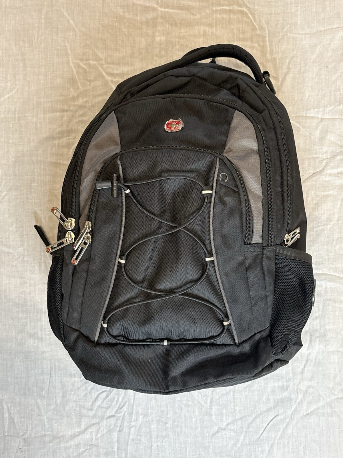 Swiss Gear Airflow Laptop Backpack Heavy Duty Travel Multi Pockets Pre-owned