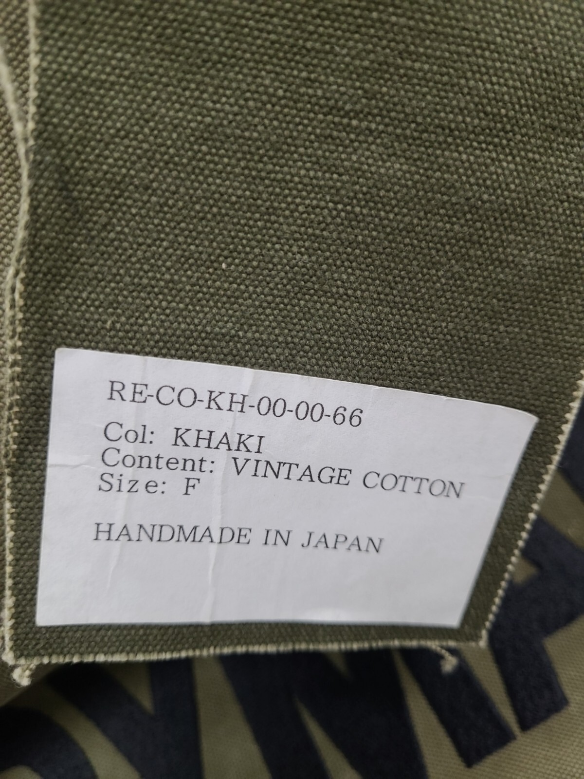 Authentic Readymade Daily Bag Made from US Army Duffle Bag Green