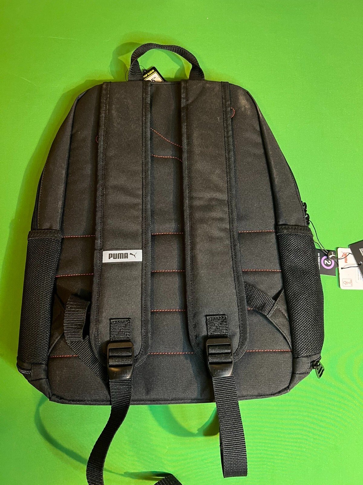 PUMA Challenger Backpack Fully Padded 15” Laptop Pocket Black NWT