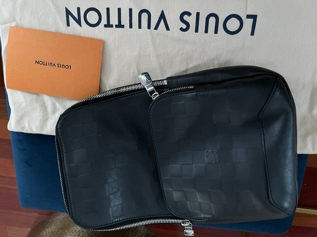 Louis Vuitton Avenue Slingbag Damier Graphite Canvas Men’s Shoulder Bag