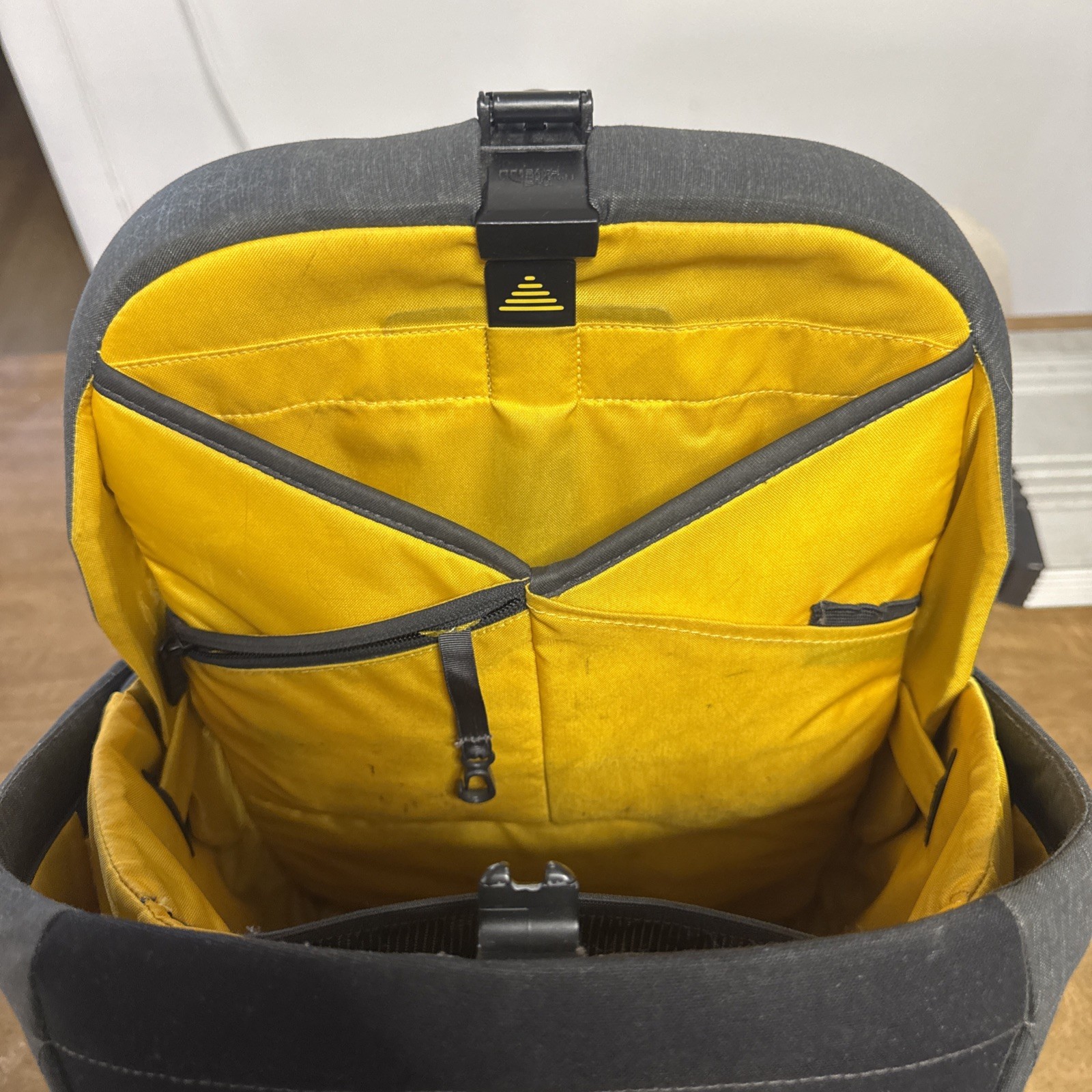 The North Face Access 02 25L Hard Shell Laptop Backpack Blue/Grey Sleek Modern